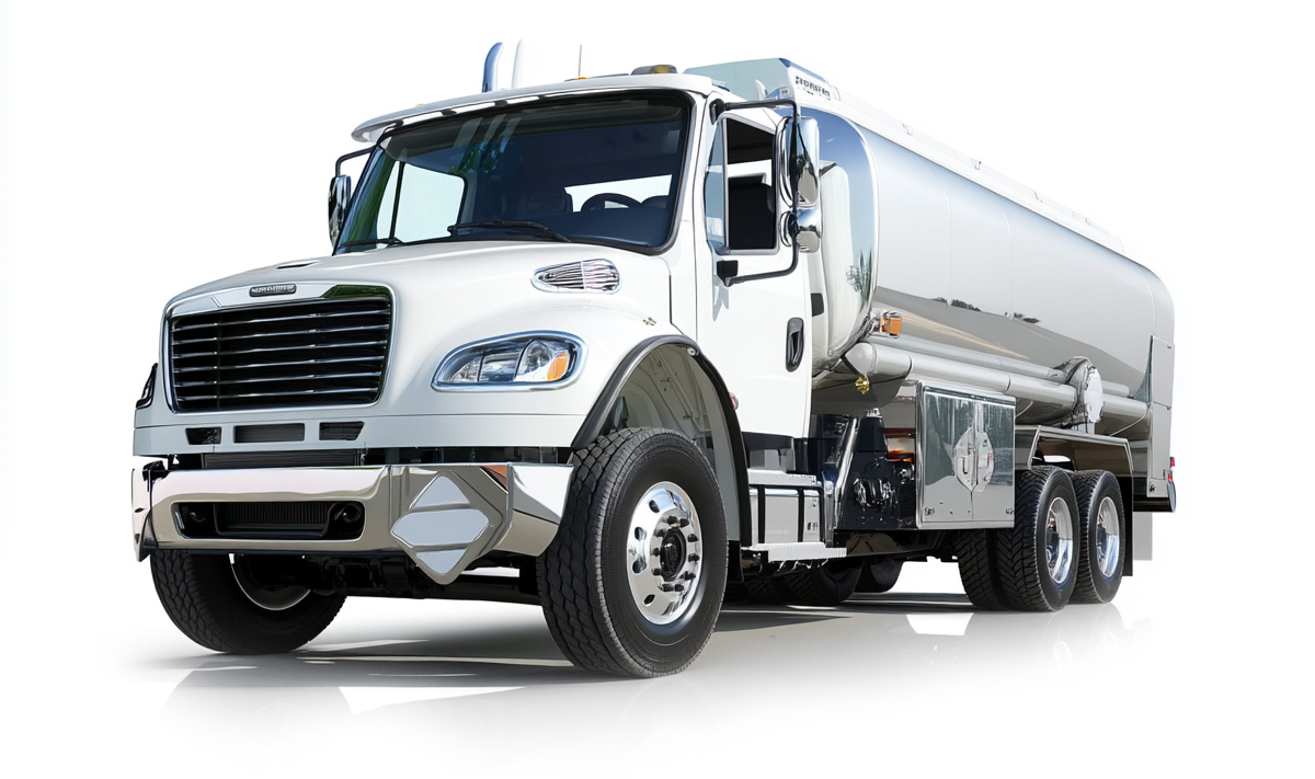 Lignite Oil fuel truck for petroleum delivery services