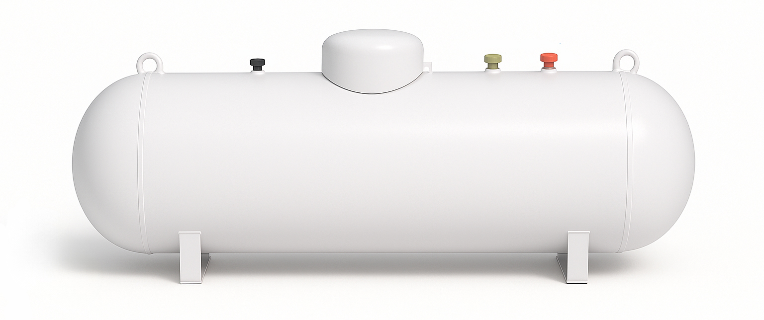 Lignite Oil Company propane tank